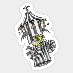 Beetlejuice - Horror Hand Puppet Sticker